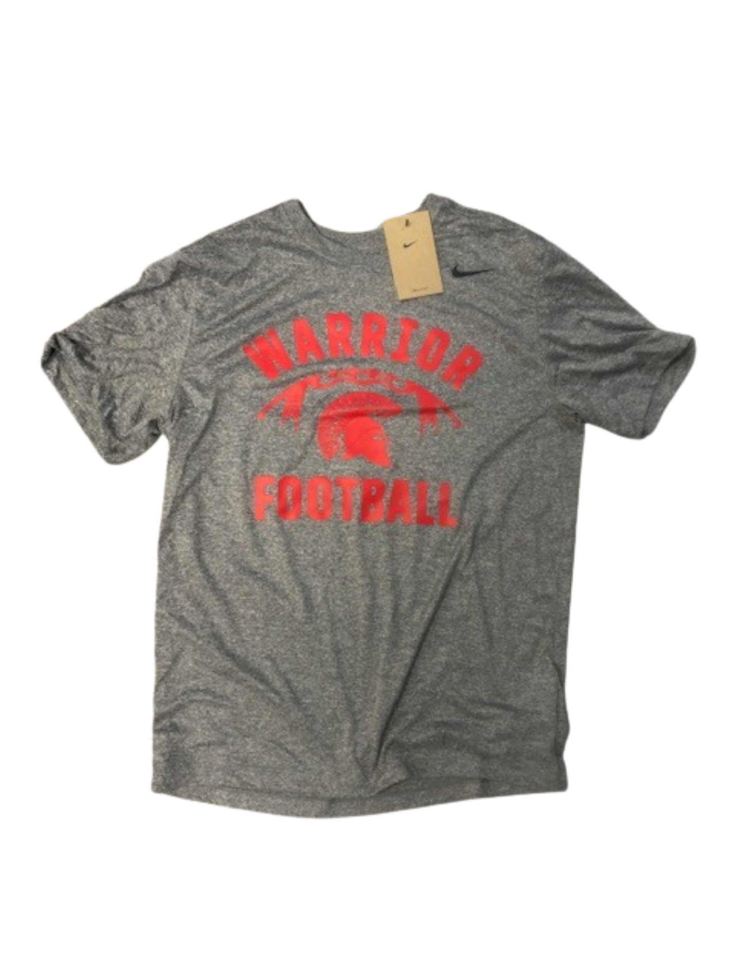 Nike Dri-Fit Football TShirt Grey w/Red