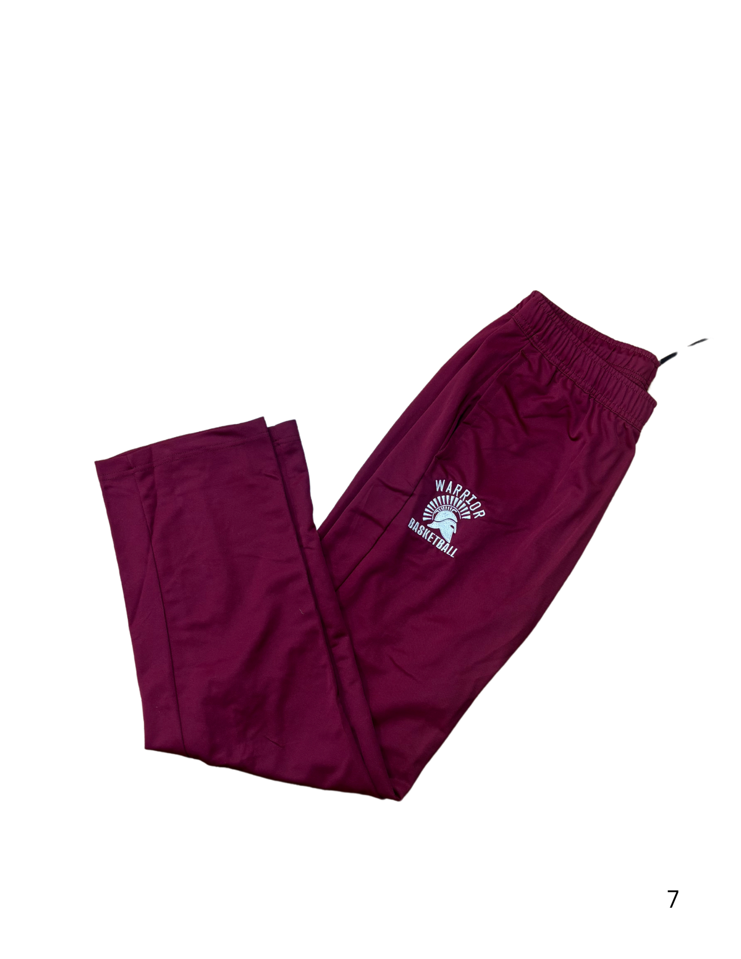 Warrior Basketball Track Pants (Burgundy)