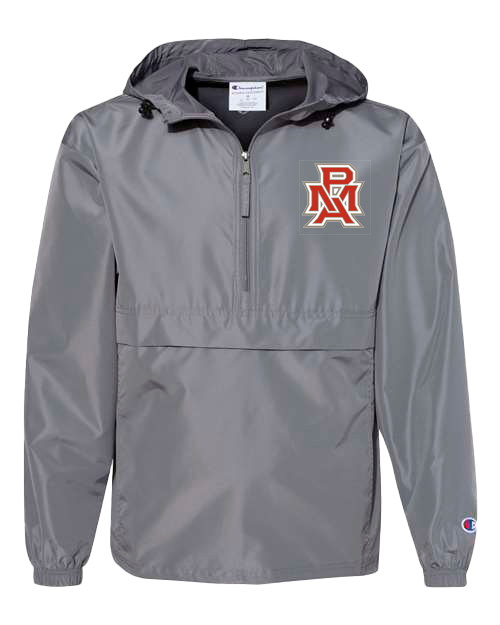 Champion Hooded Quarter Zip - Graphite Grey