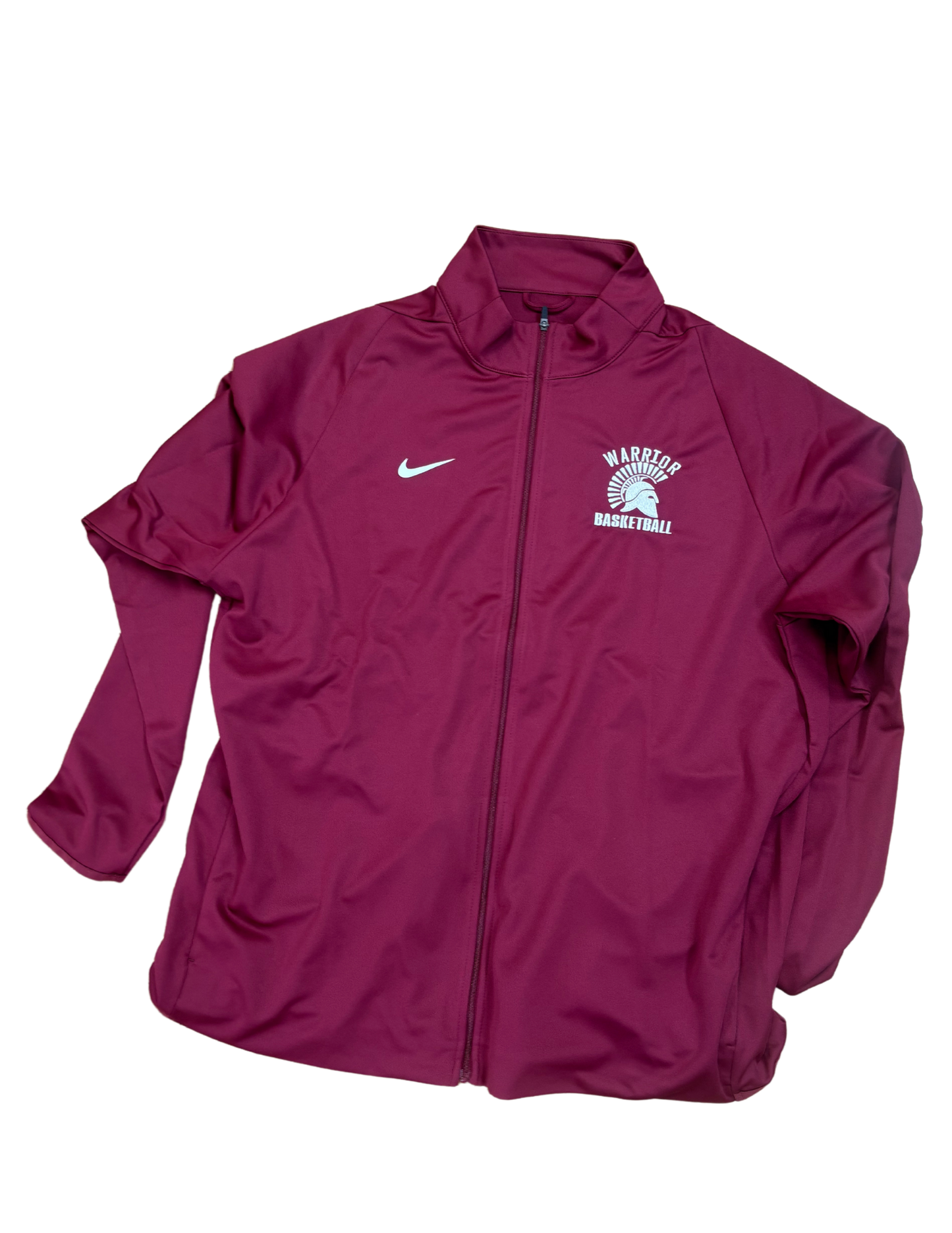 Warrior Basketball Track Jacket (Burgundy)