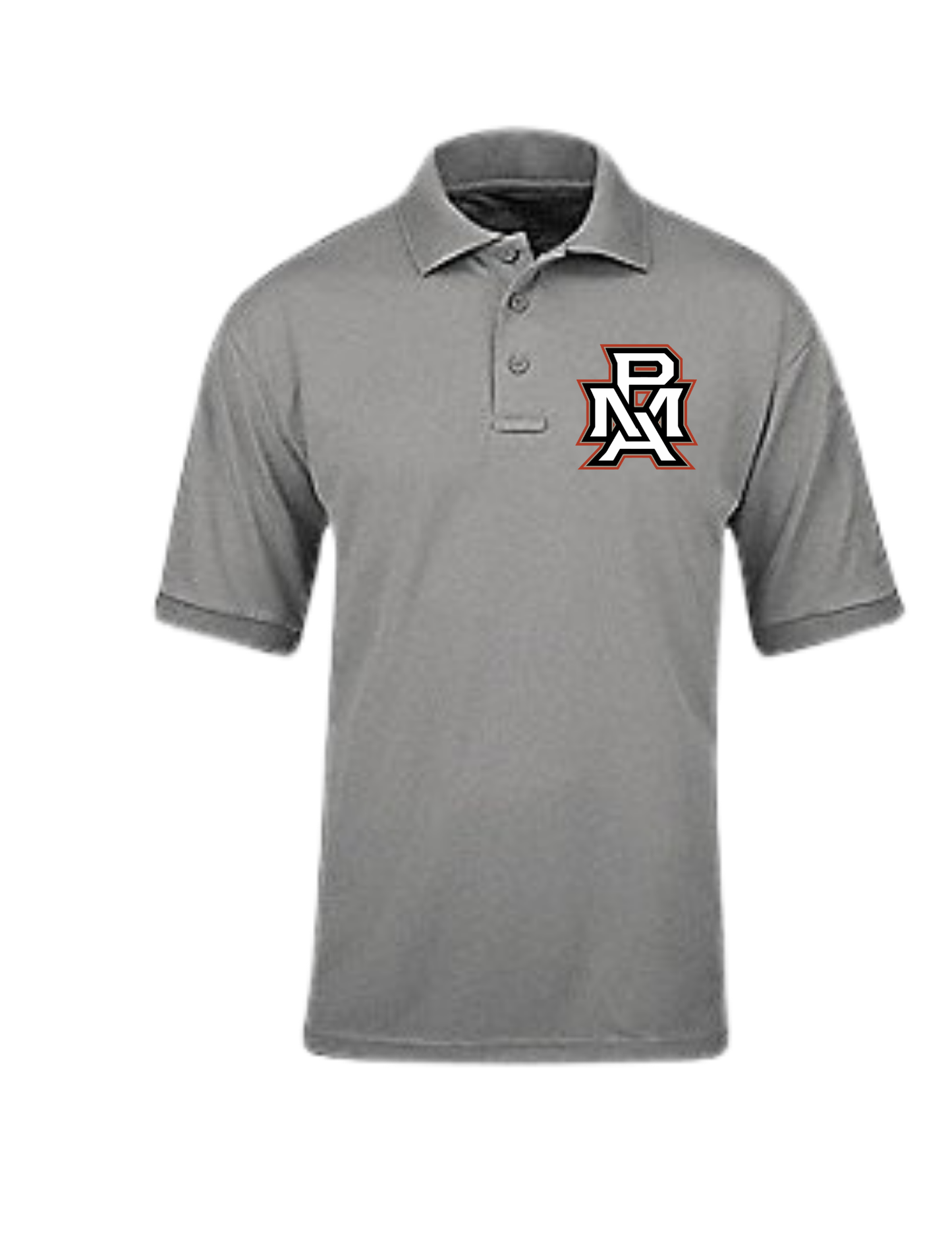 Grey Interlock Polo