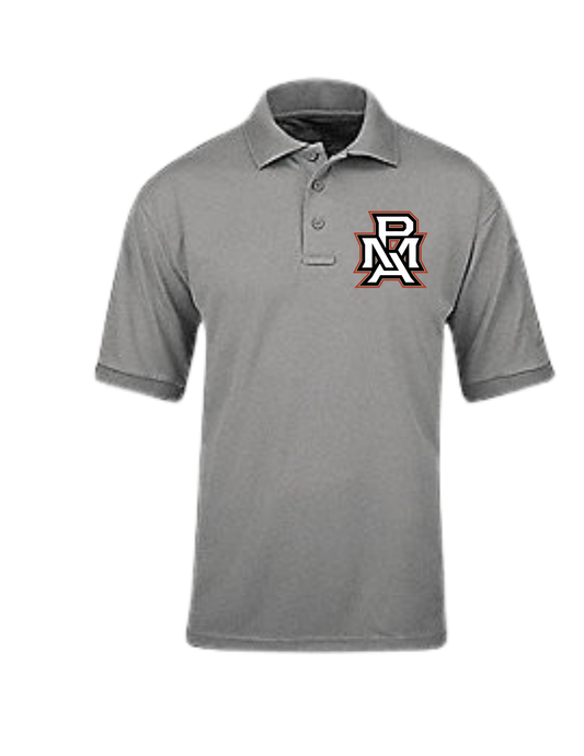 Grey Interlock Polo